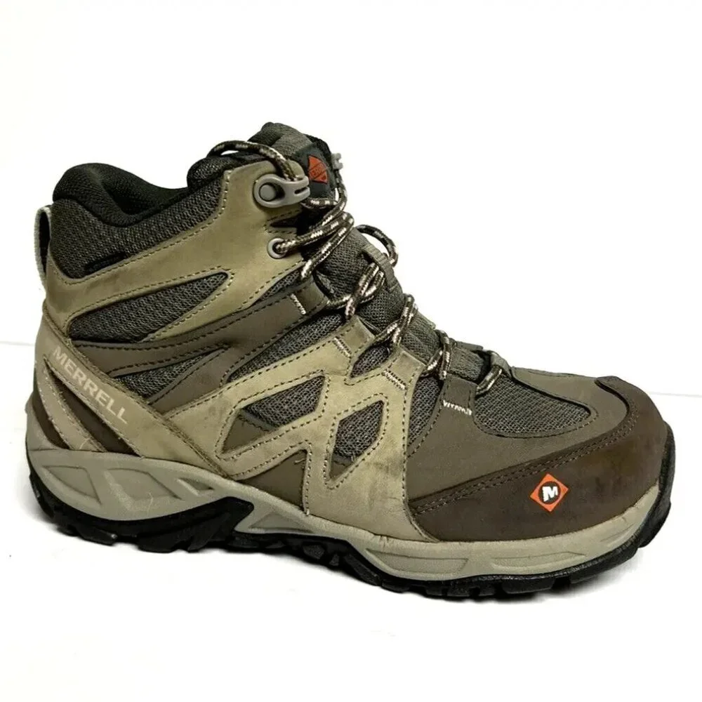 Merrell Women's Siren Alloy Toe Work Boots, Size 7.5 M
